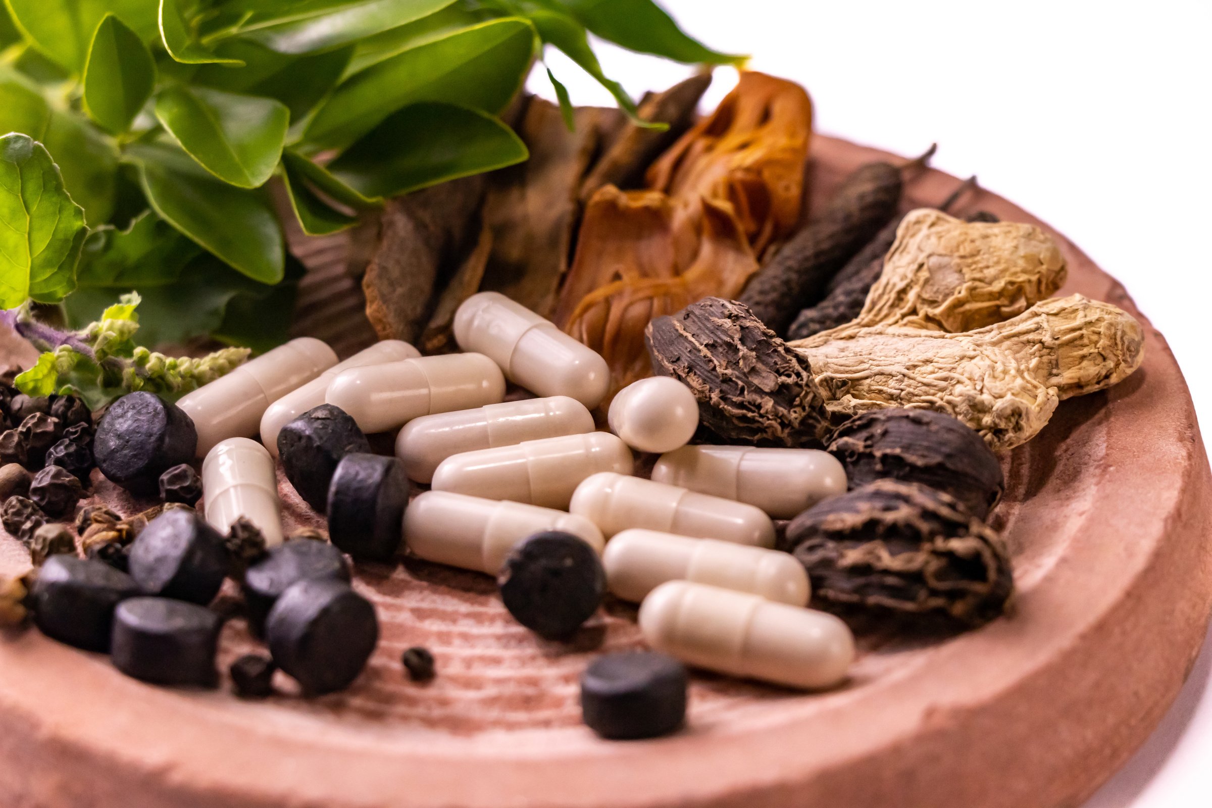 Unground Herbs, Spices, Pills and Capsules 